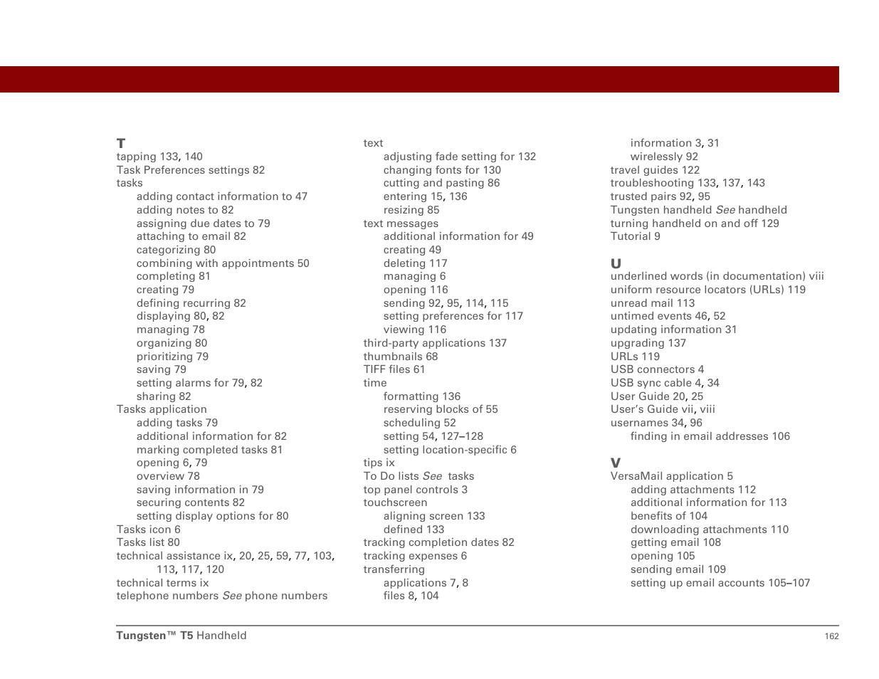 Palm Tungsten T5 User Manual | Page 171 / 172