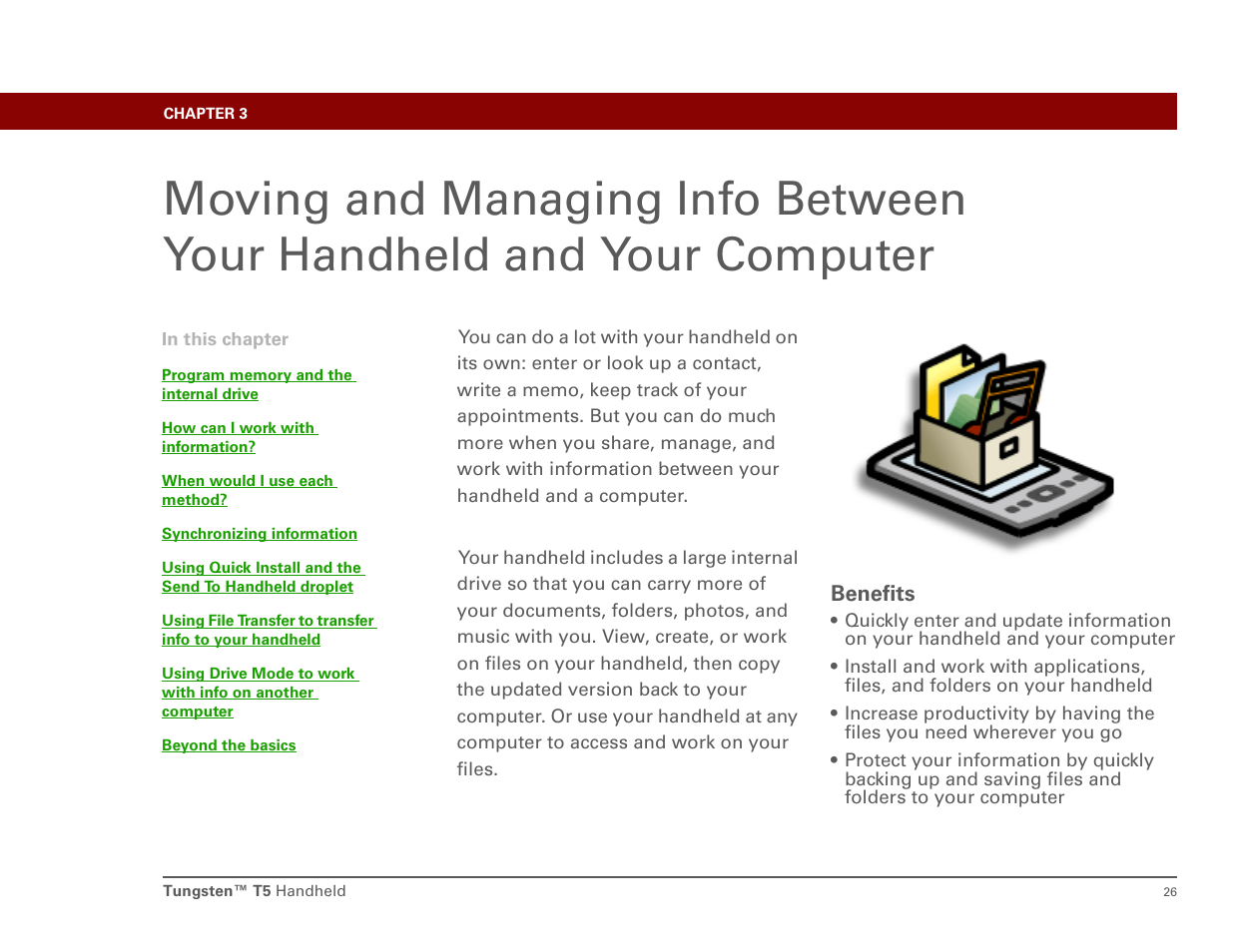 Palm Tungsten T5 User Manual | Page 35 / 172