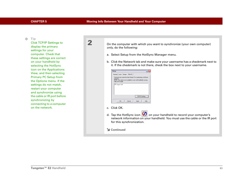 Palm E2 User Manual | Page 104 / 653