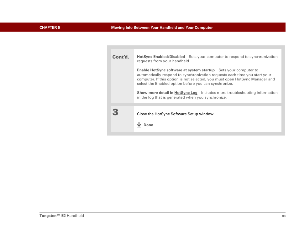 Palm E2 User Manual | Page 109 / 653