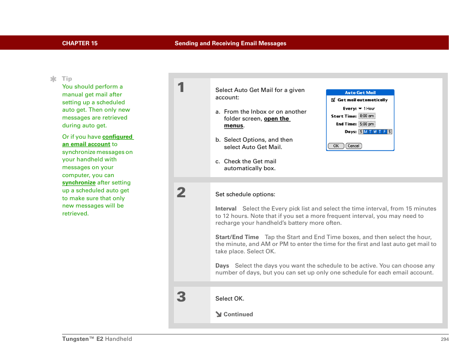 Palm E2 User Manual | Page 315 / 653