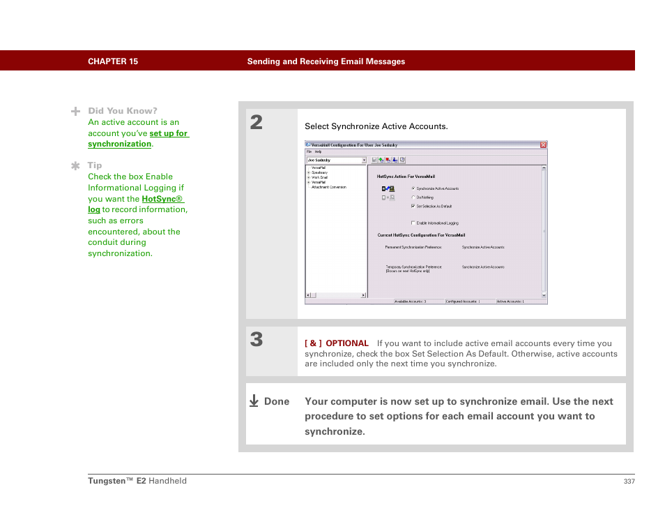 Palm E2 User Manual | Page 358 / 653