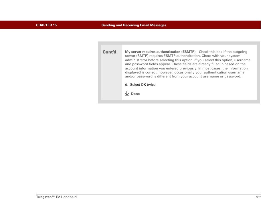 Cont’d | Palm E2 User Manual | Page 388 / 653