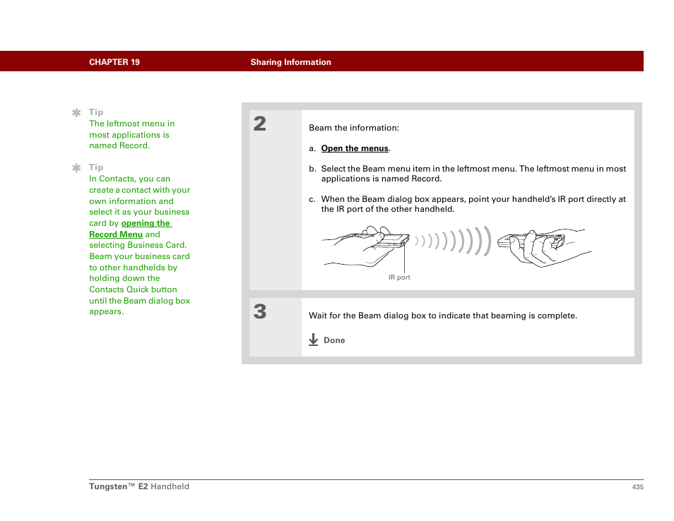 Palm E2 User Manual | Page 456 / 653