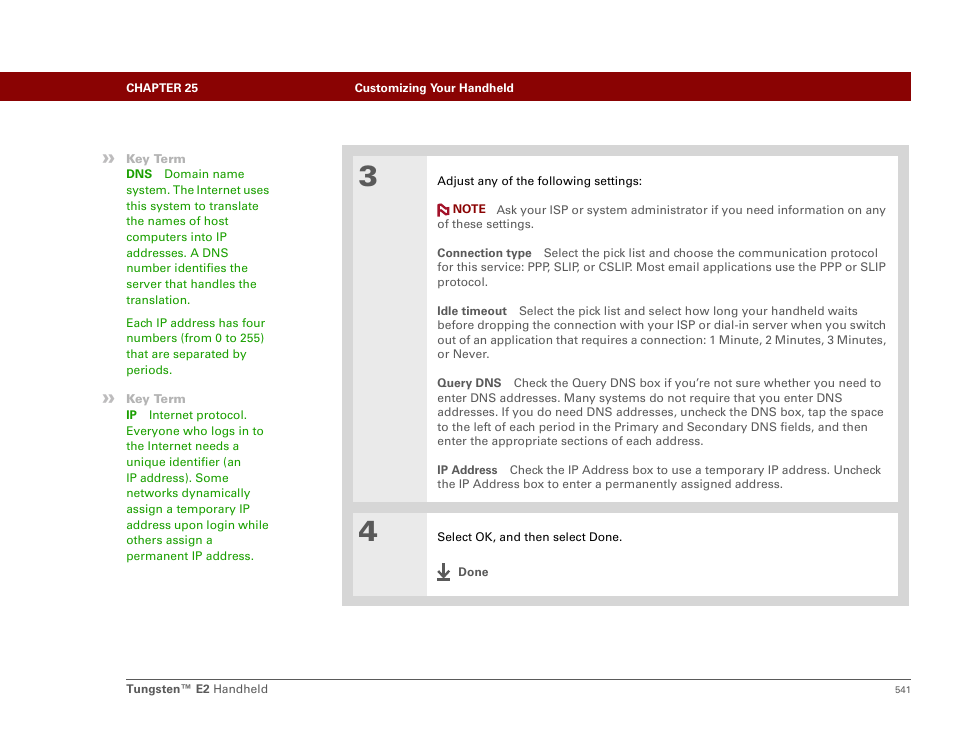 Palm E2 User Manual | Page 562 / 653