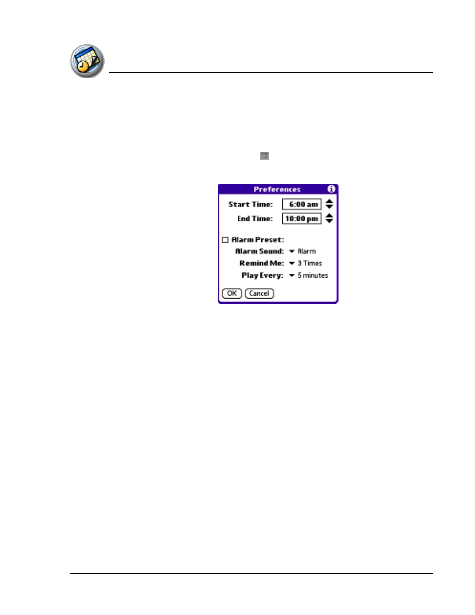 Setting alarm options | Palm TapWave Zodiac User Manual | Page 102 / 201