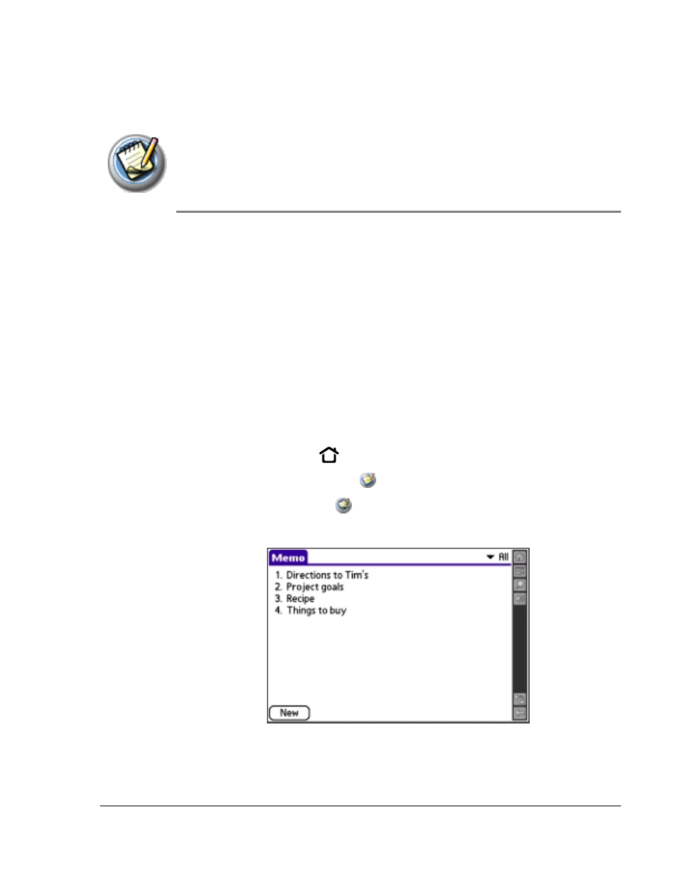 Using memo pad, Opening memo pad, 11 using memo pad | Using | Palm TapWave Zodiac User Manual | Page 110 / 201