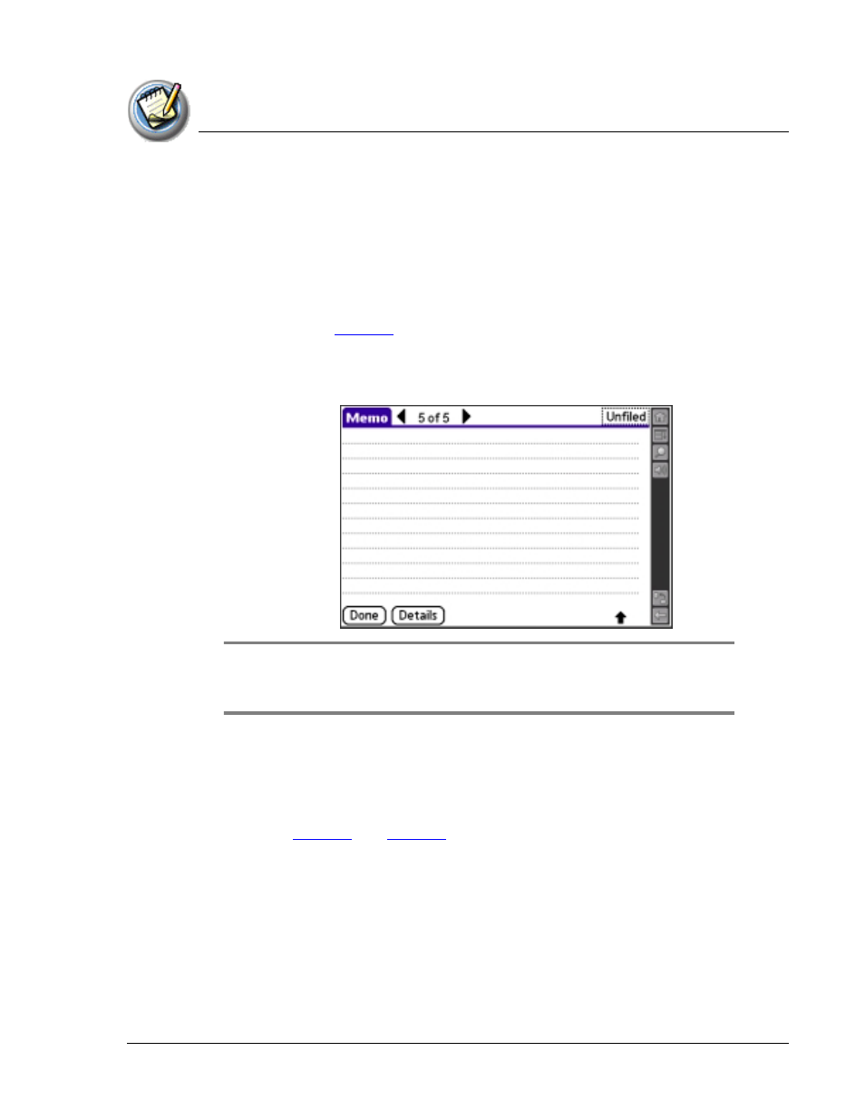 Creating memos | Palm TapWave Zodiac User Manual | Page 111 / 201