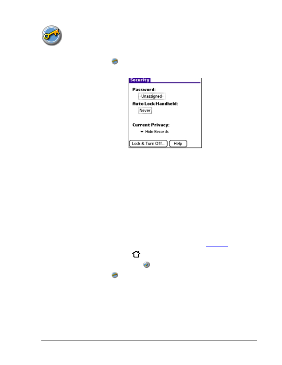 Assigning and editing passwords, Assigning and editing | Palm TapWave Zodiac User Manual | Page 151 / 201