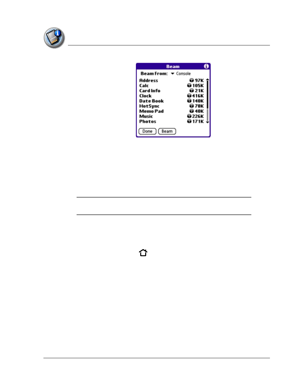 Deleting applications from an expansion card, Deleting | Palm TapWave Zodiac User Manual | Page 163 / 201