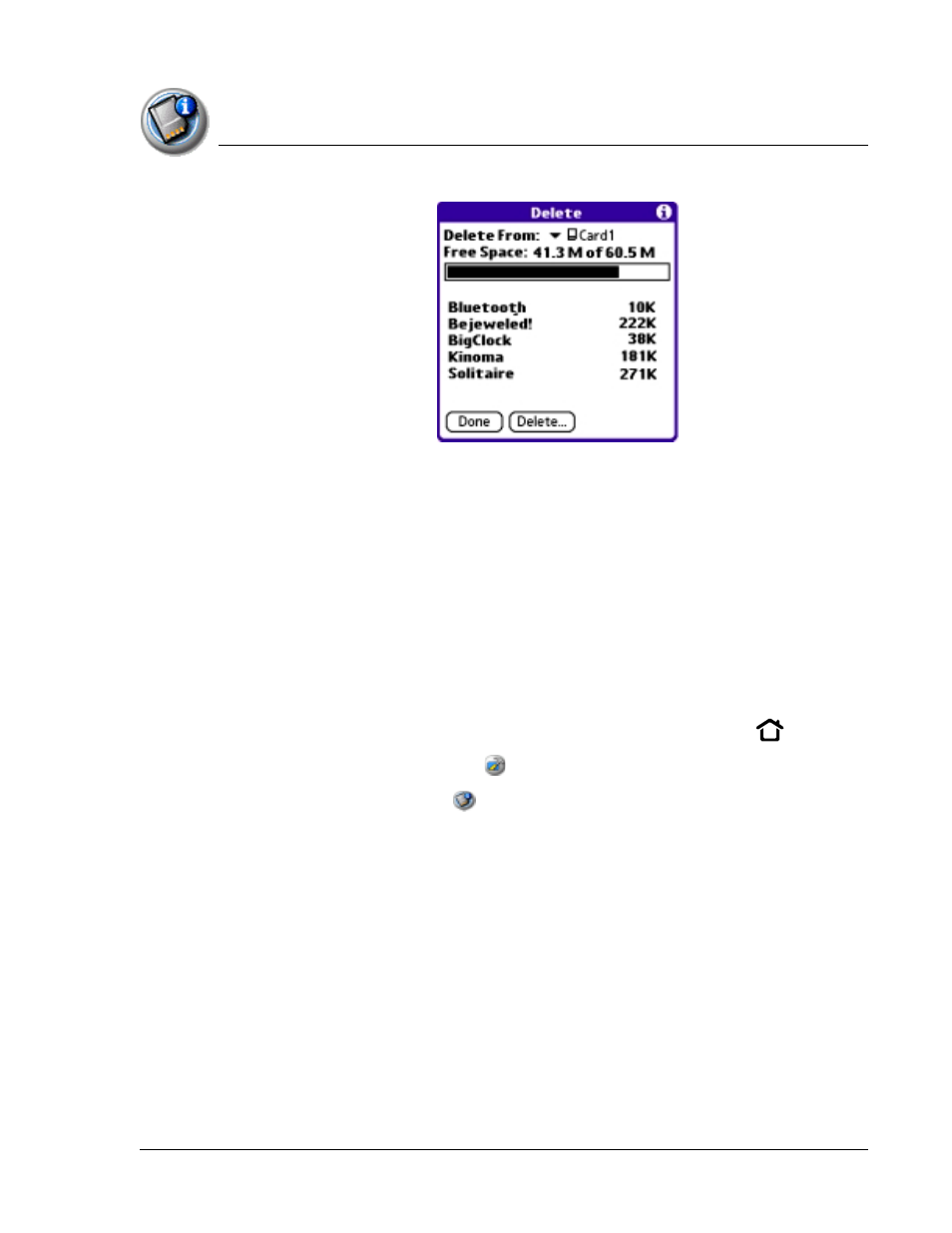Using cardinfo | Palm TapWave Zodiac User Manual | Page 164 / 201