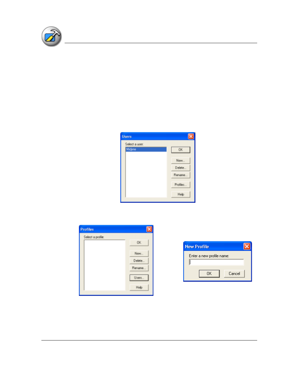 Creating a user profile | Palm TapWave Zodiac User Manual | Page 176 / 201