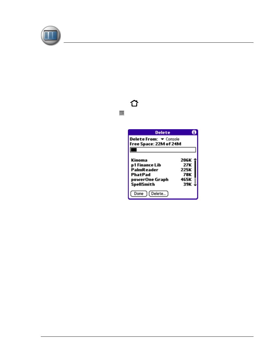 Removing add-on applications, Removing | Palm TapWave Zodiac User Manual | Page 51 / 201