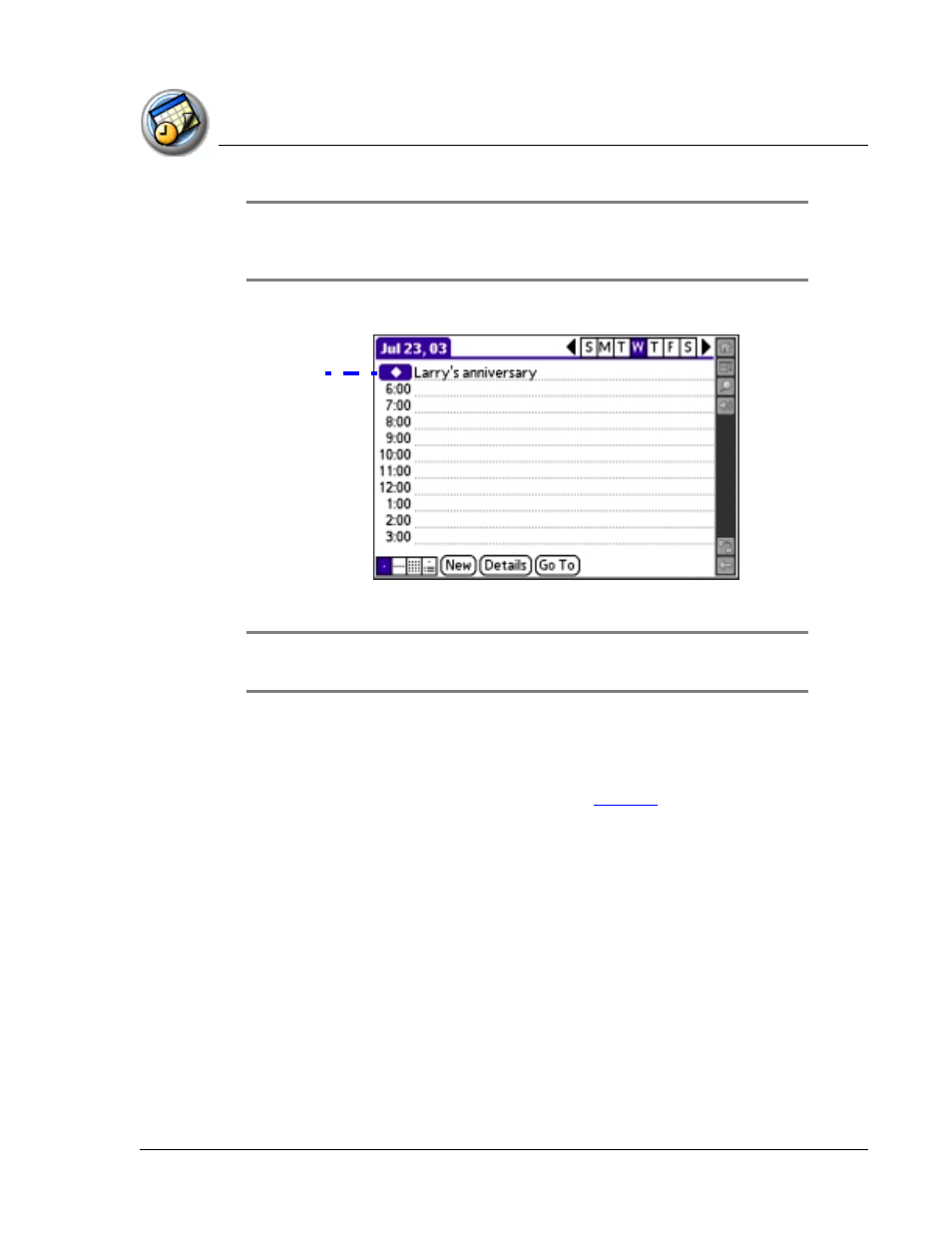 Adding address book information to an event, Rescheduling events | Palm TapWave Zodiac User Manual | Page 97 / 201