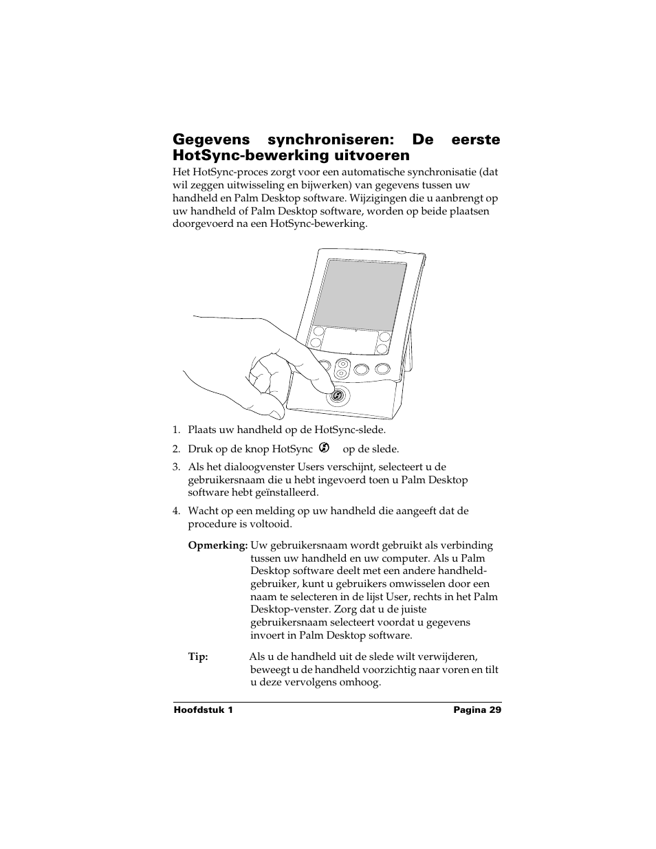 Palm Handhelds m500 Series User Manual | Page 29 / 150