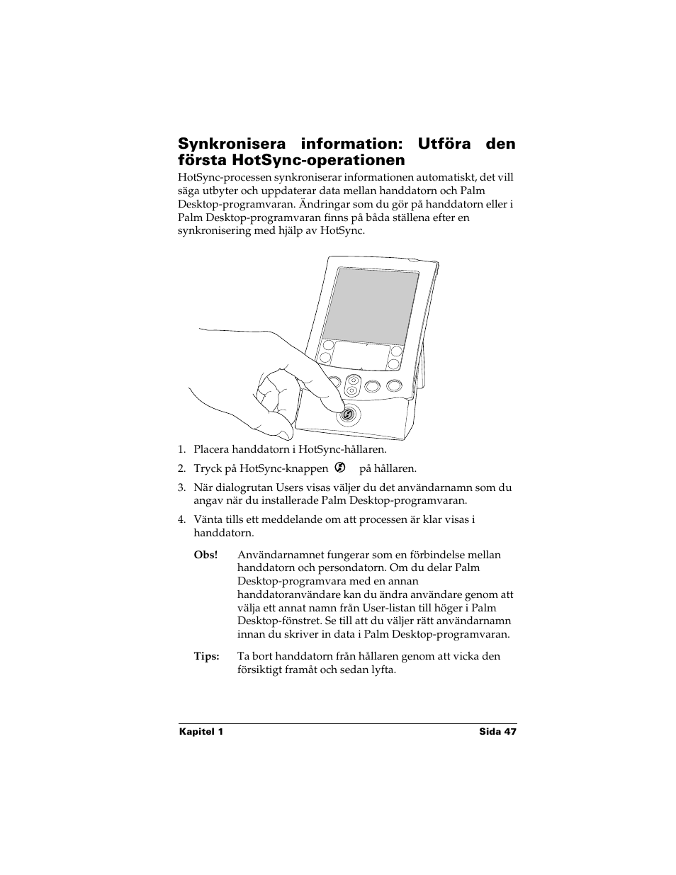 Palm Handhelds m500 Series User Manual | Page 47 / 150