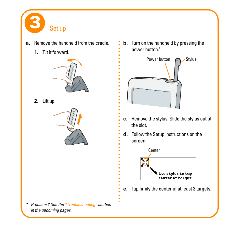 Set up | Palm TM Zire Zire 71 User Manual | Page 6 / 18