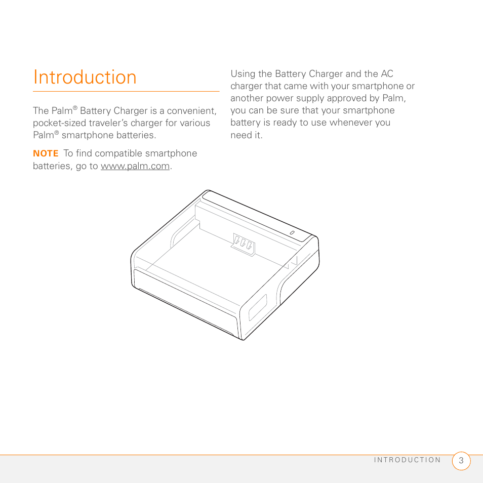 Introduction | Palm 3350WW User Manual | Page 3 / 8