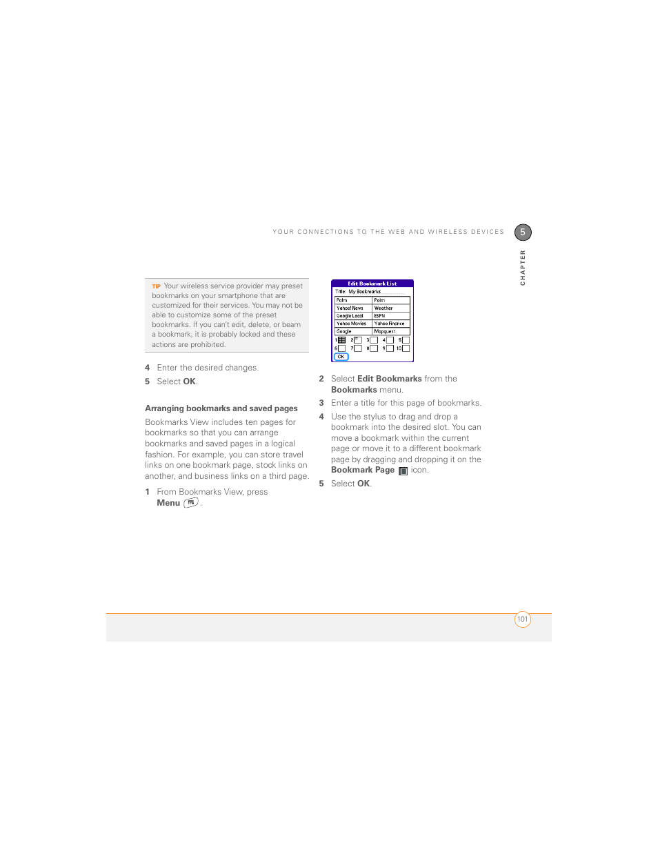 Palm 700P User Manual | Page 107 / 286