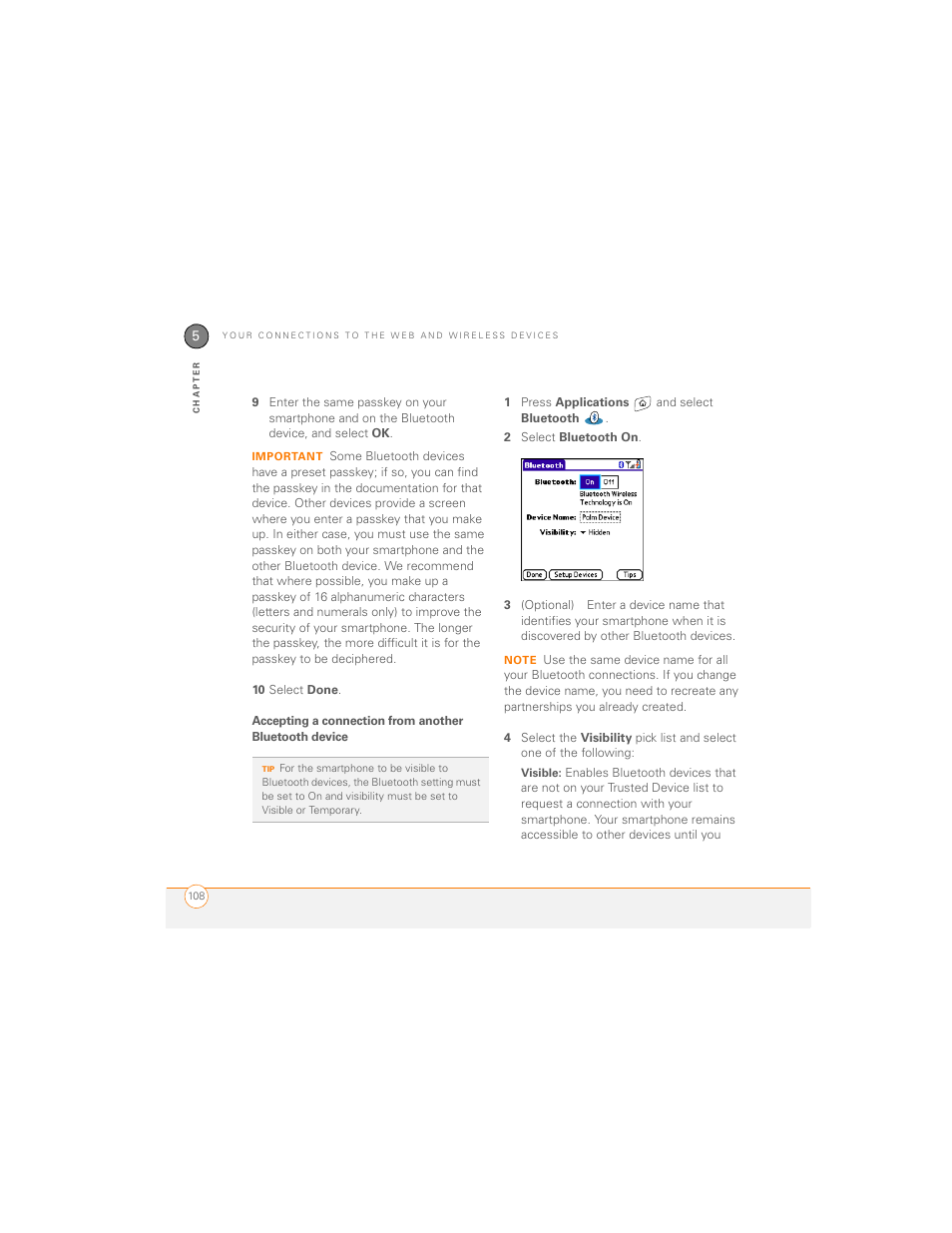 Palm 700P User Manual | Page 114 / 286