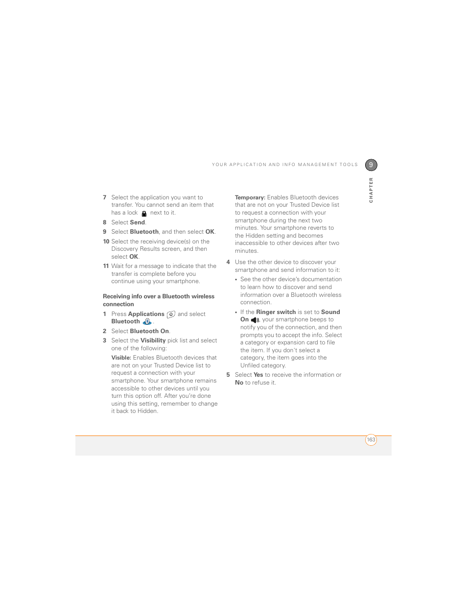 Palm 700P User Manual | Page 169 / 286