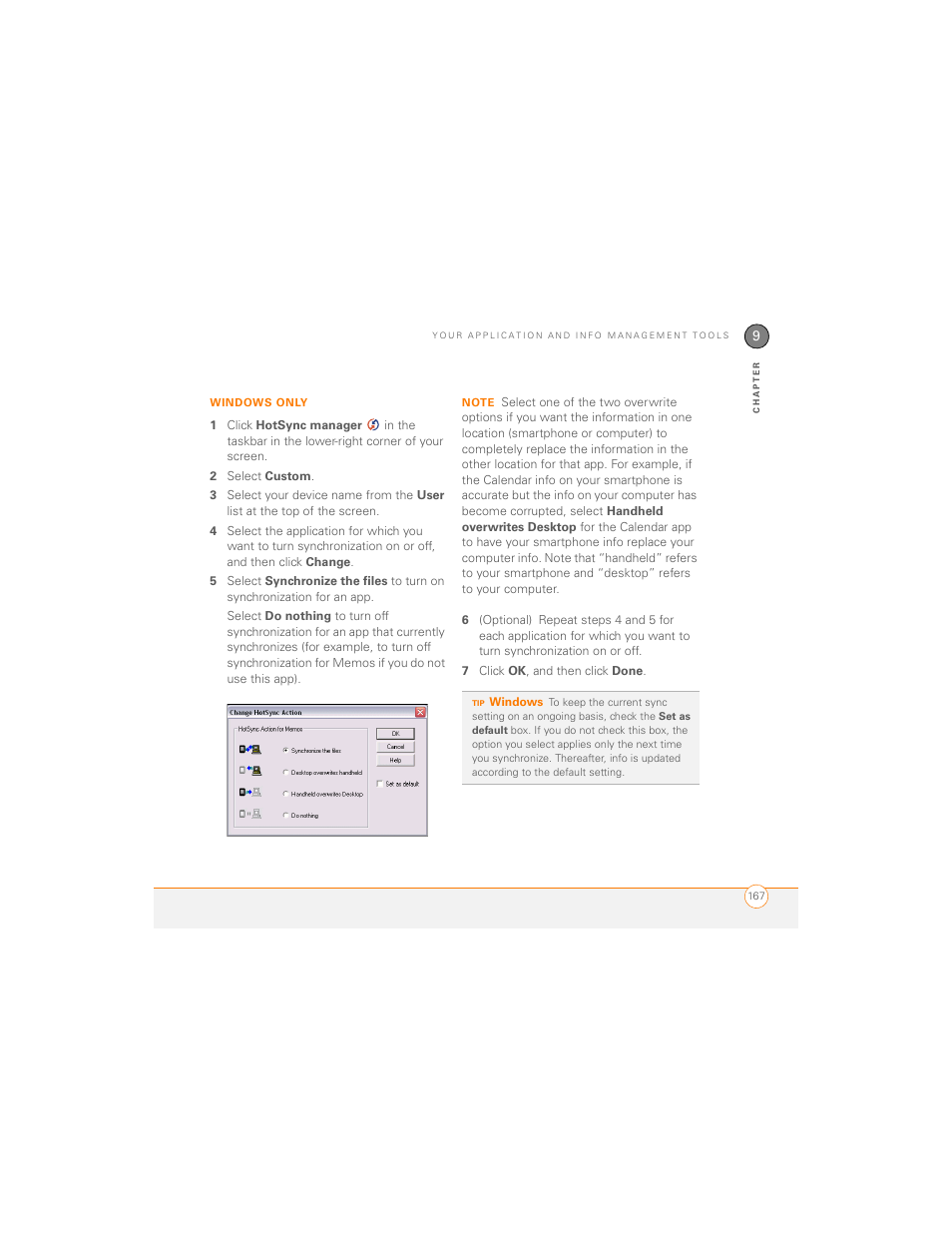 Palm 700P User Manual | Page 173 / 286