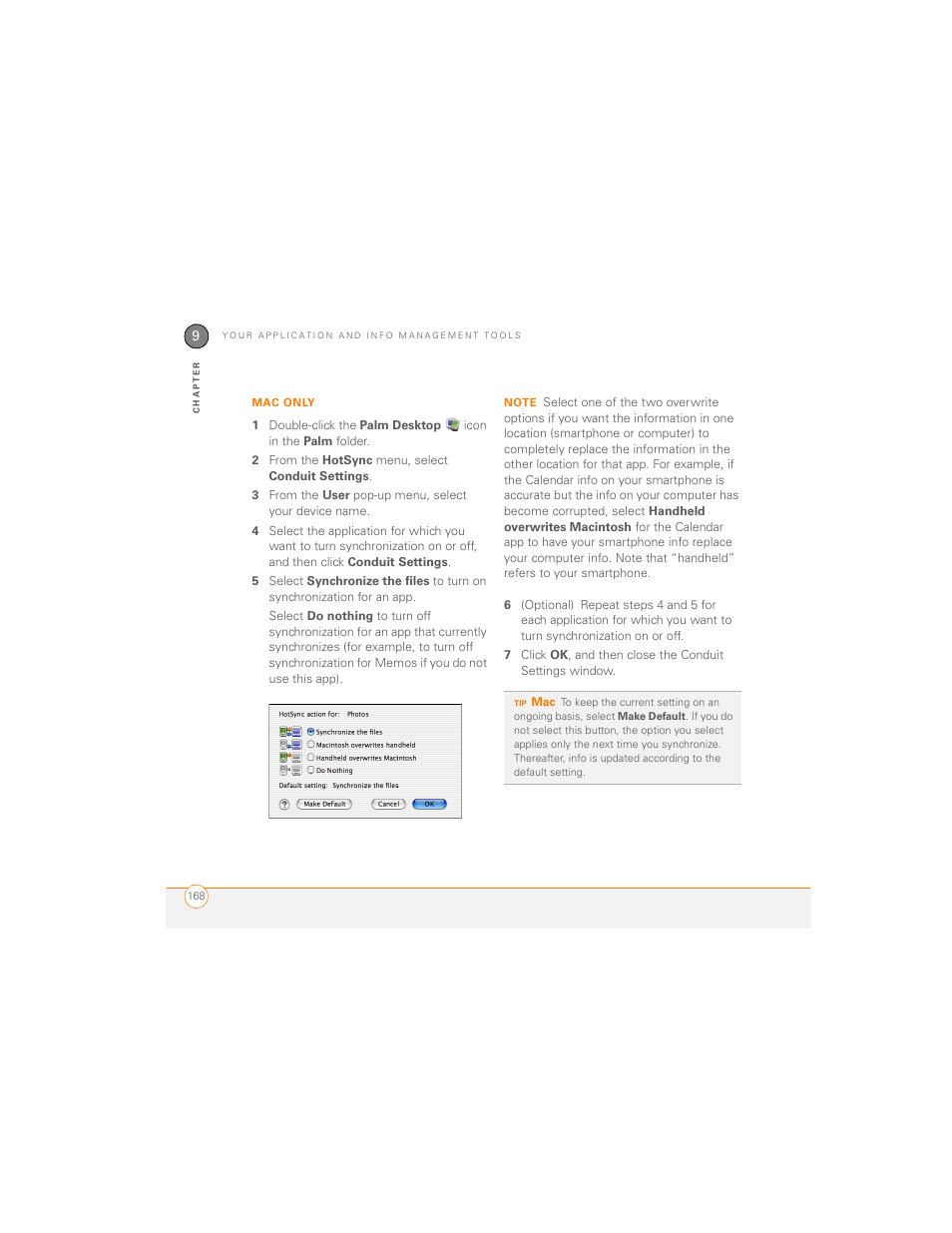 Palm 700P User Manual | Page 174 / 286