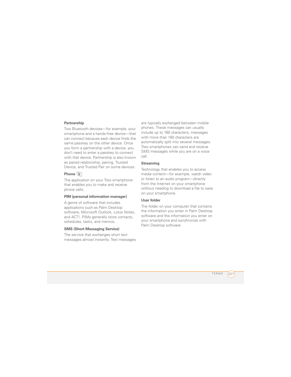 Palm 700P User Manual | Page 233 / 286