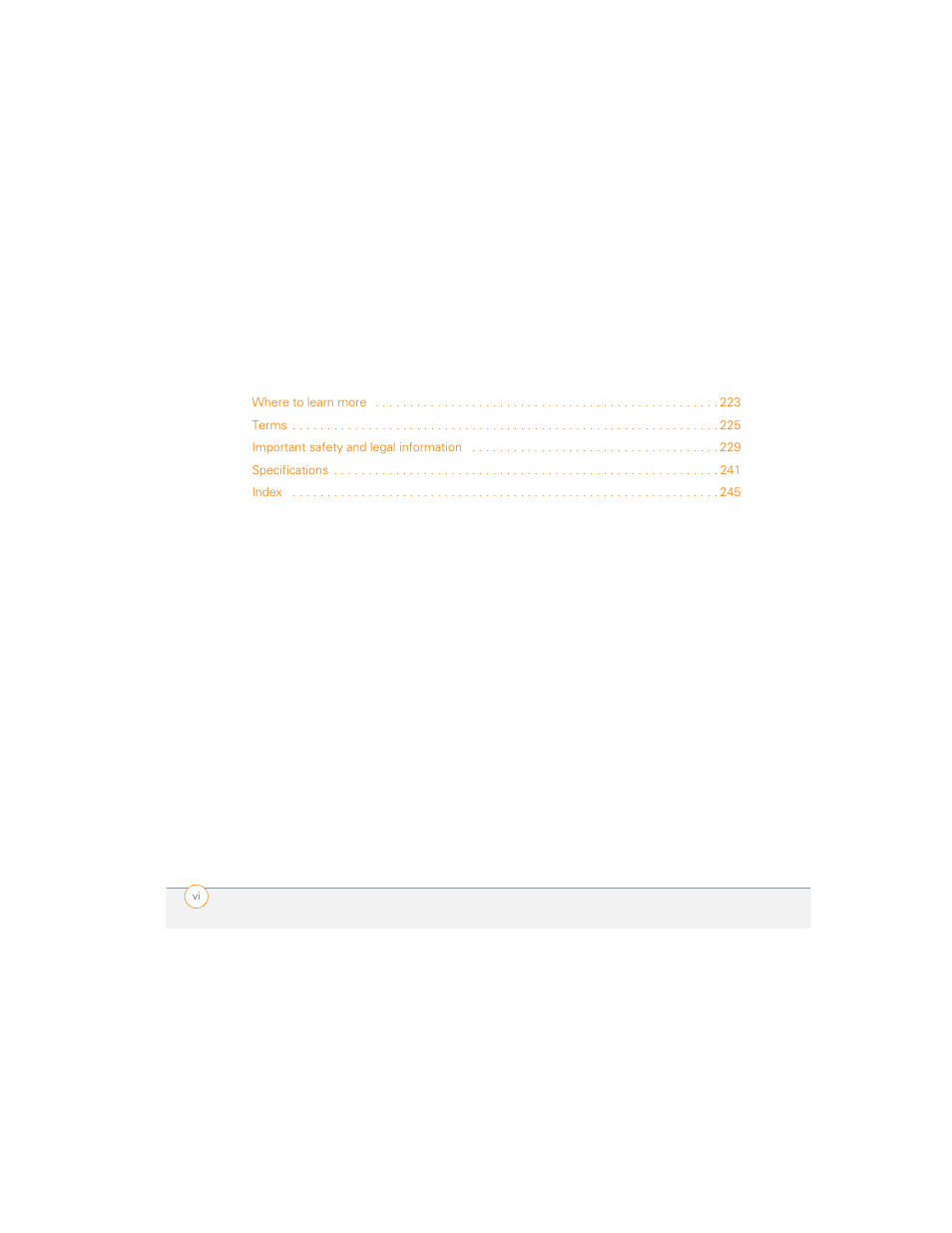 Palm 700P User Manual | Page 6 / 286