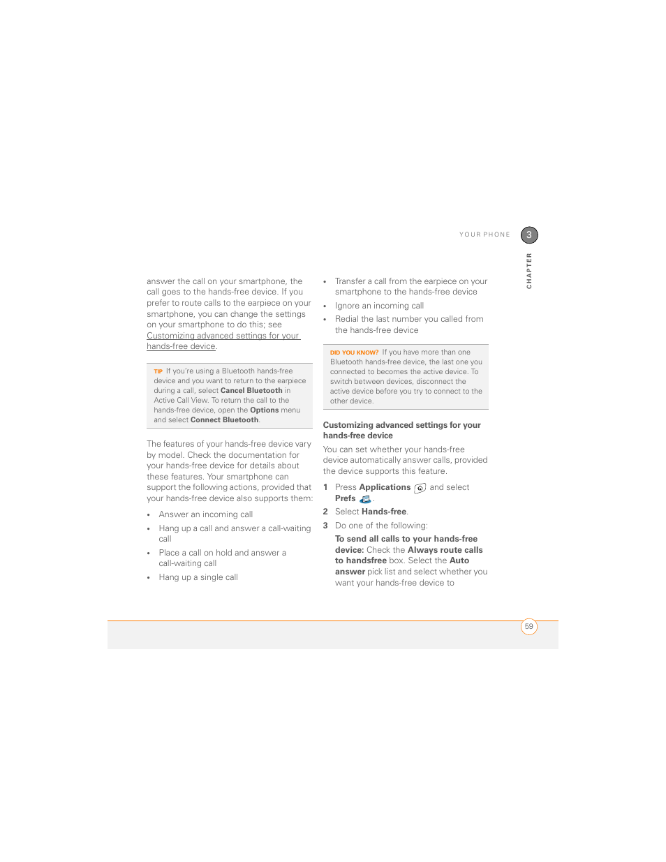 Palm 700P User Manual | Page 65 / 286