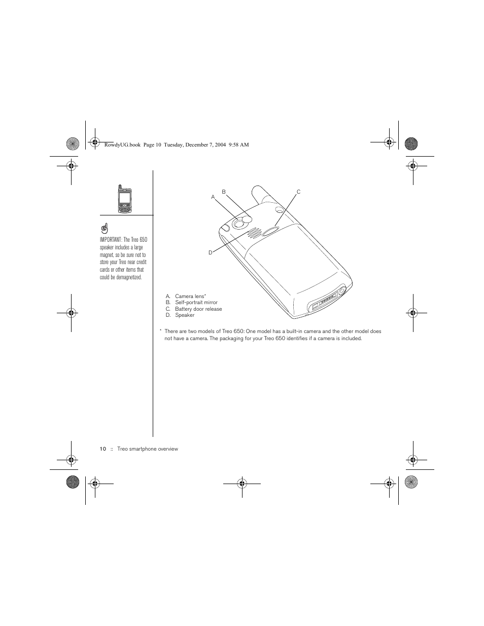 Palm TREOTM 650 User Manual | Page 12 / 208