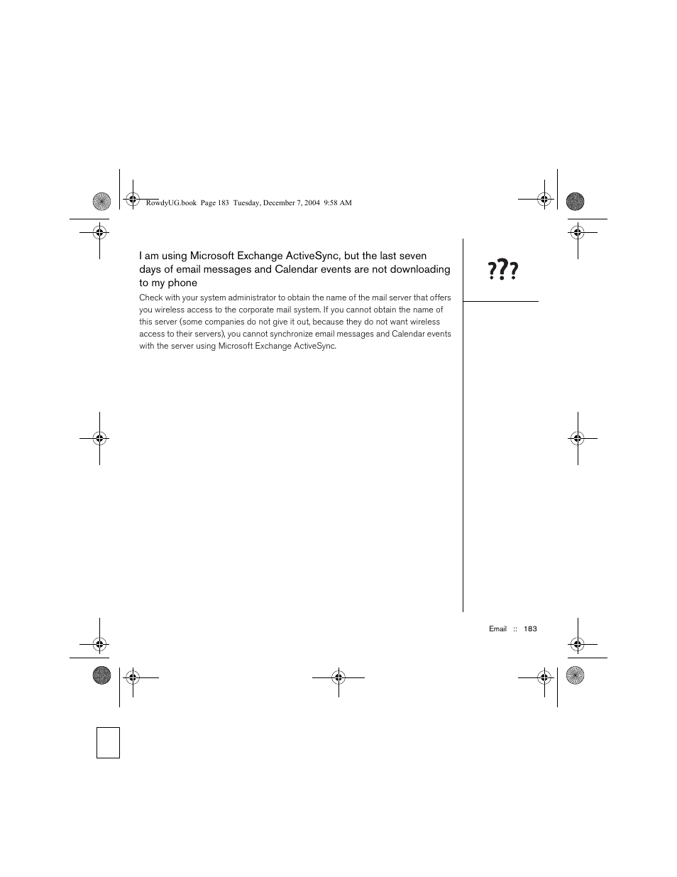 Palm TREOTM 650 User Manual | Page 185 / 208