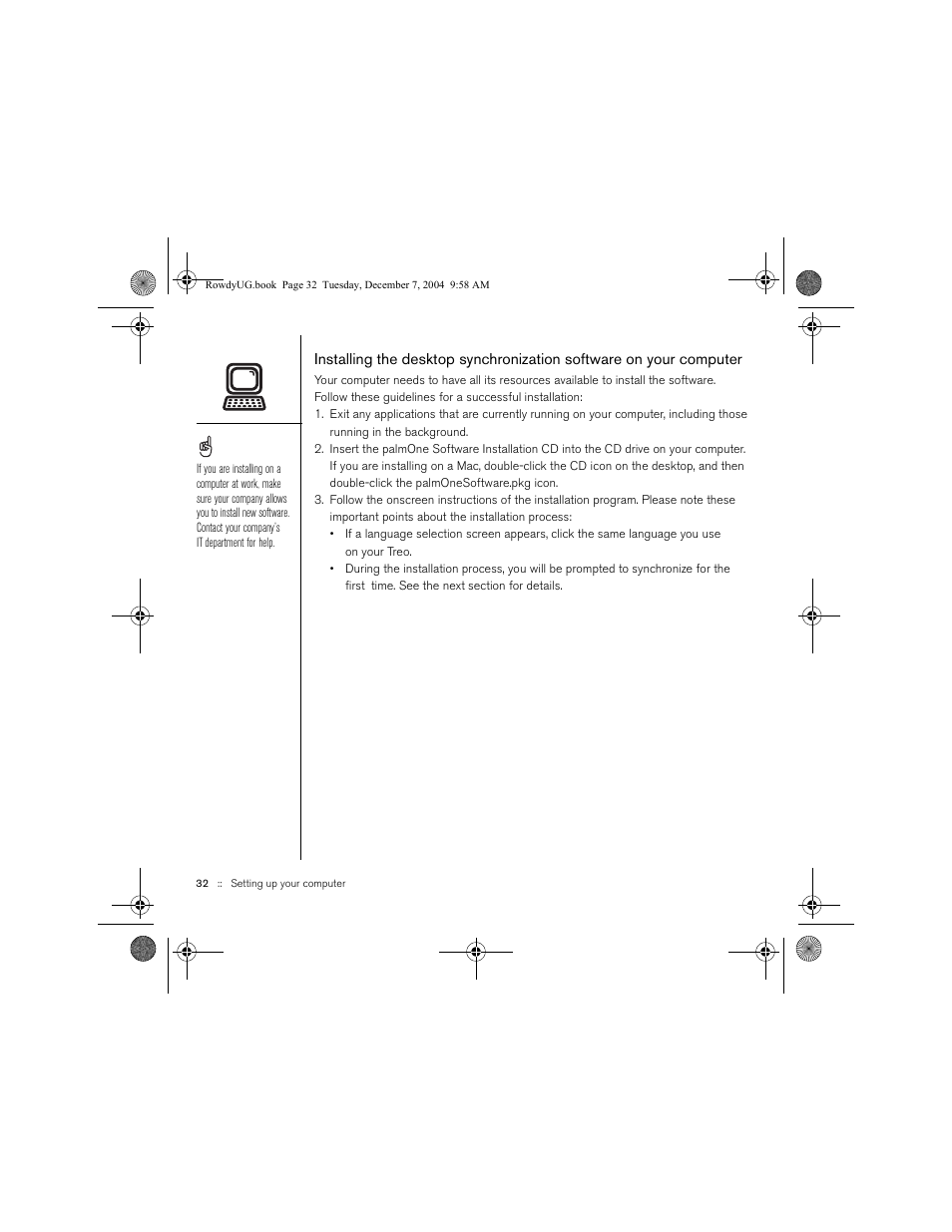 Palm TREOTM 650 User Manual | Page 34 / 208