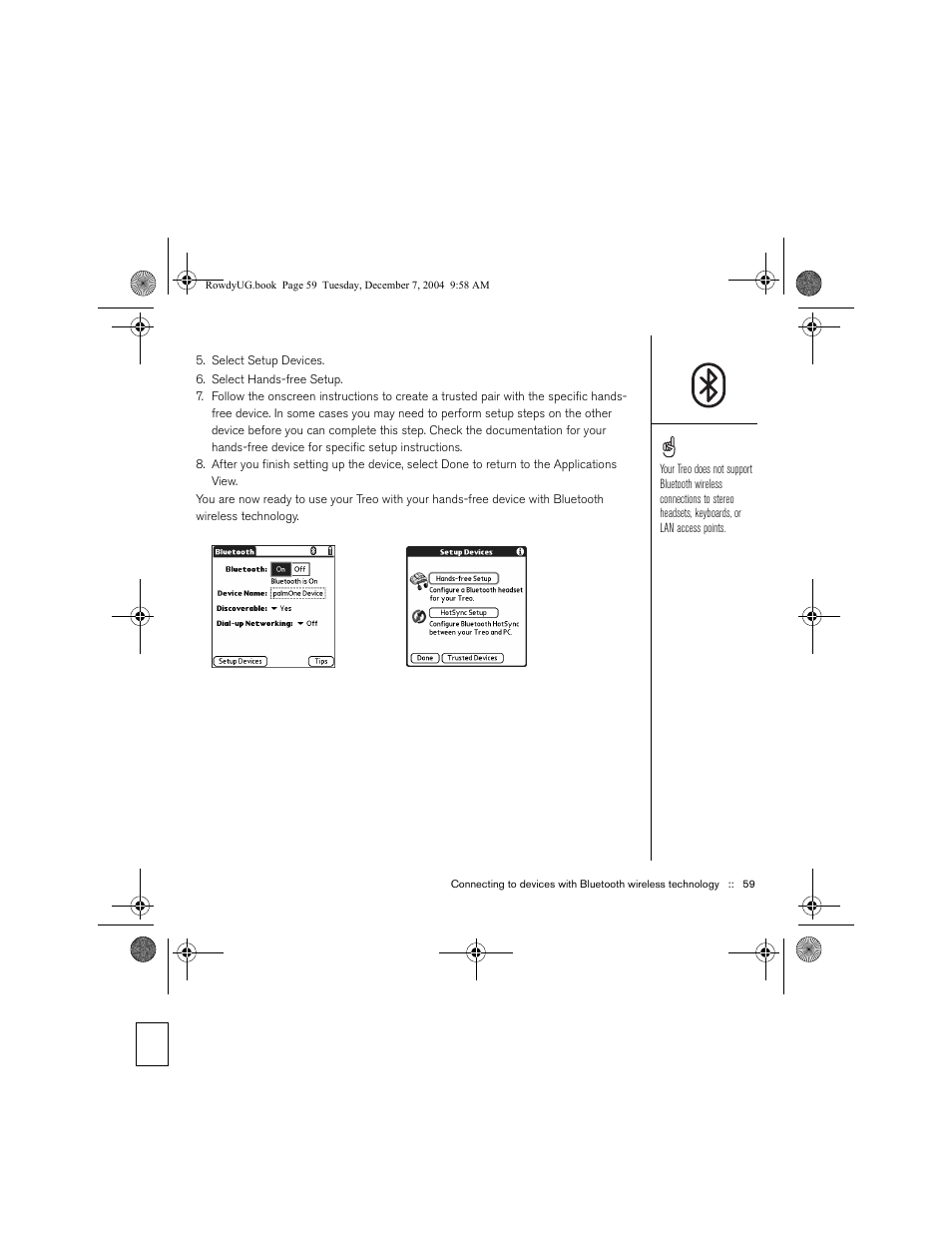 Palm TREOTM 650 User Manual | Page 61 / 208