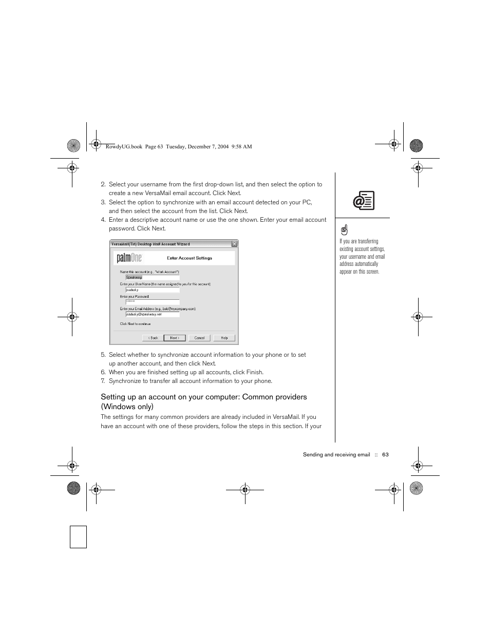 Palm TREOTM 650 User Manual | Page 65 / 208