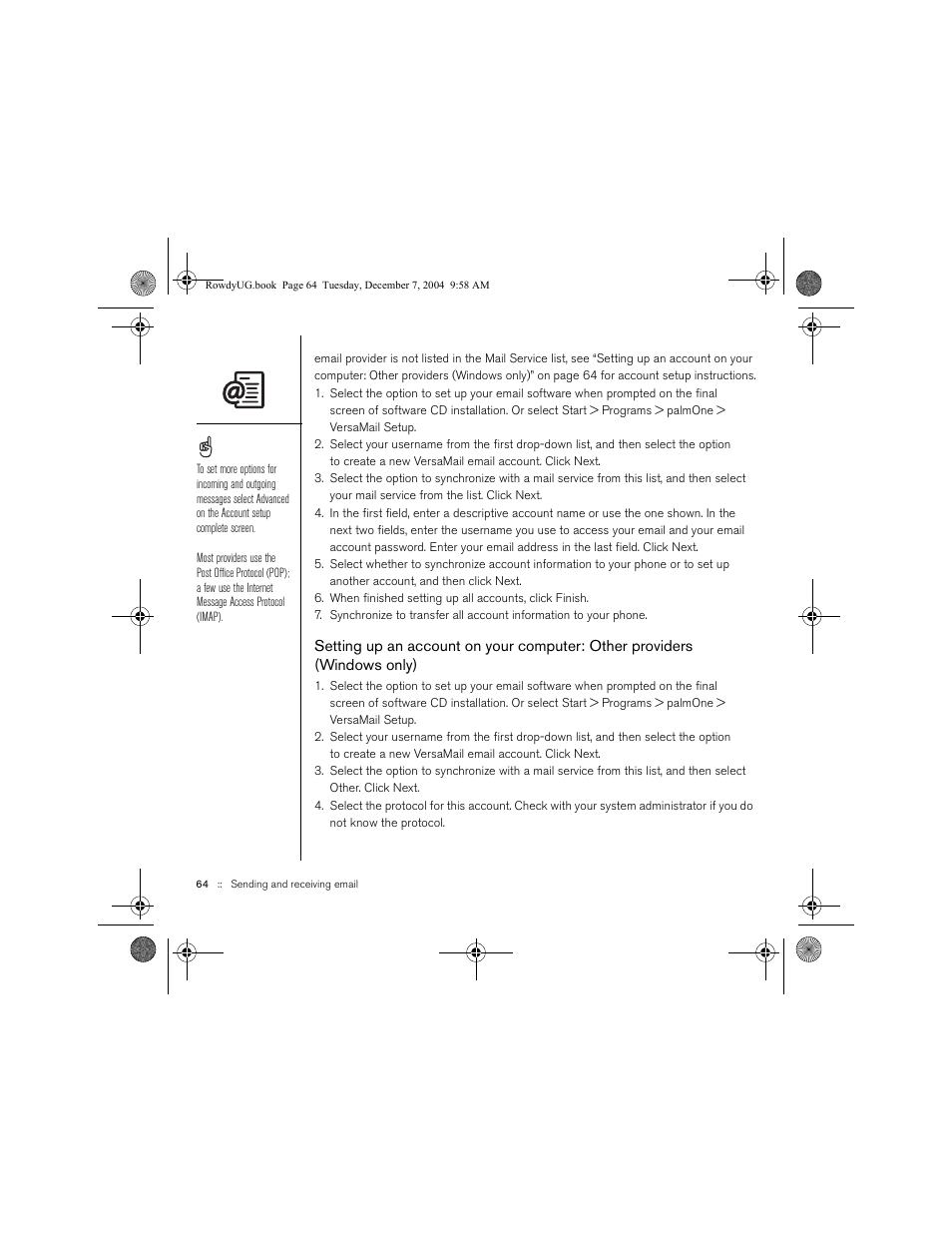 Palm TREOTM 650 User Manual | Page 66 / 208