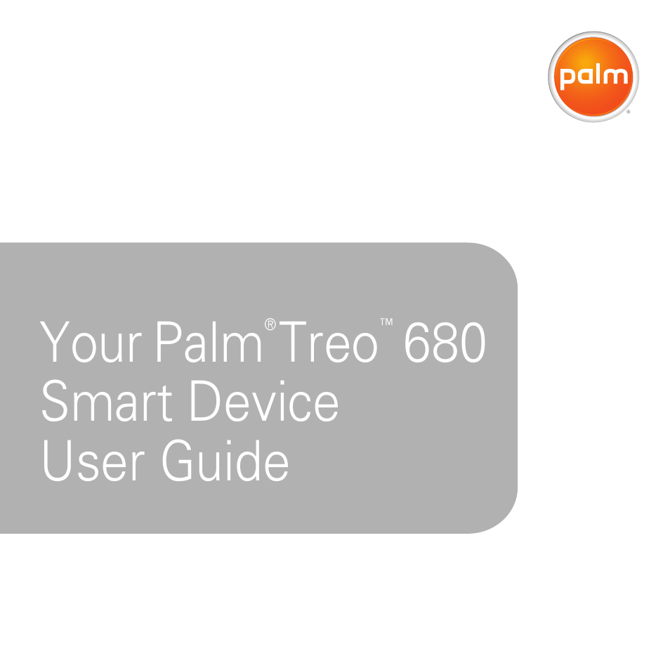 Palm 680 User Manual | 312 pages