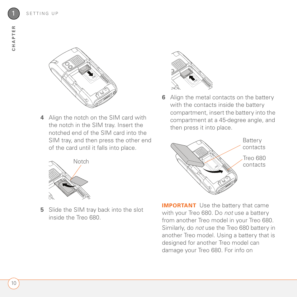 Palm 680 User Manual | Page 16 / 312