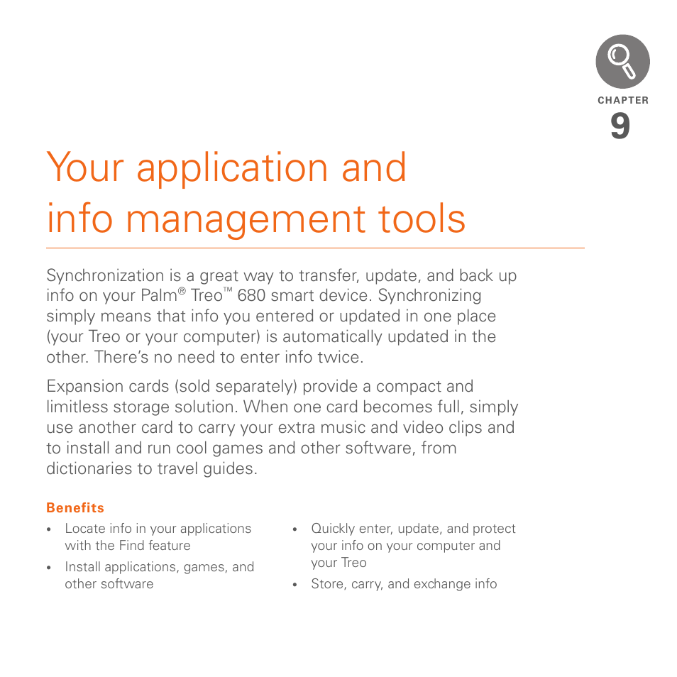 Your application and info management tools | Palm 680 User Manual | Page 175 / 312