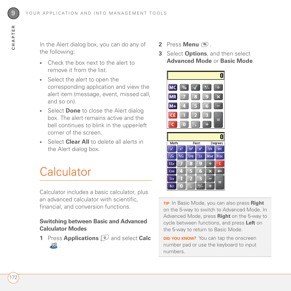 Calculator | Palm 680 User Manual | Page 178 / 312