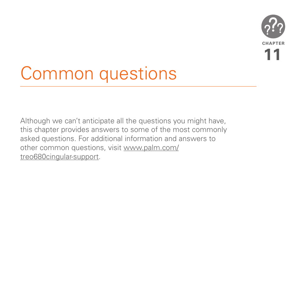 Common questions | Palm 680 User Manual | Page 221 / 312