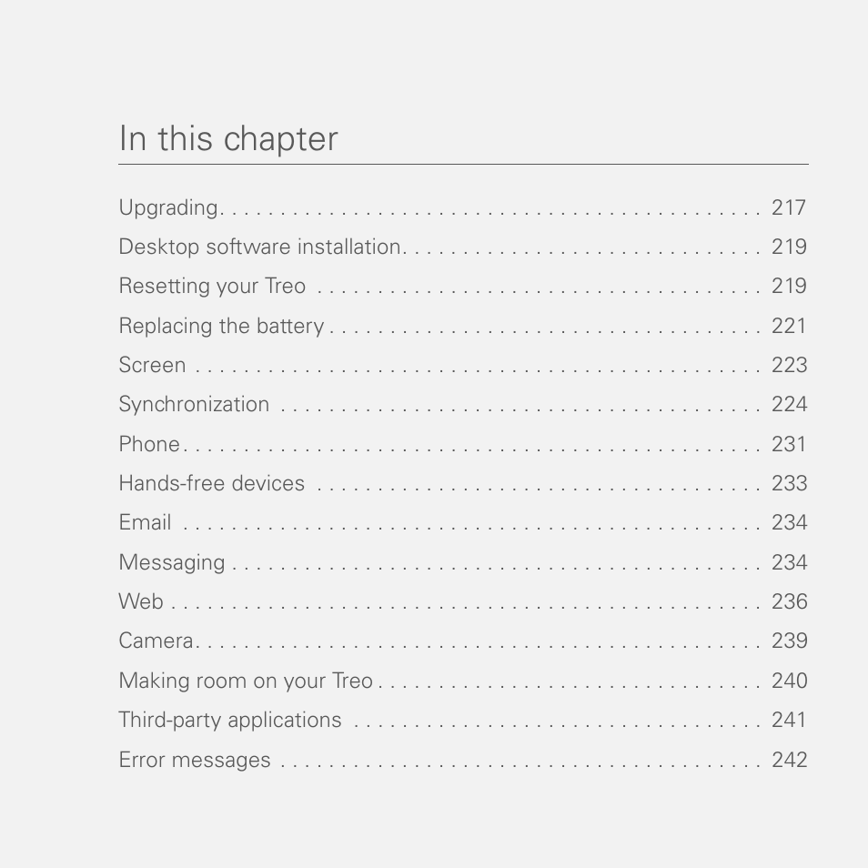 Palm 680 User Manual | Page 222 / 312