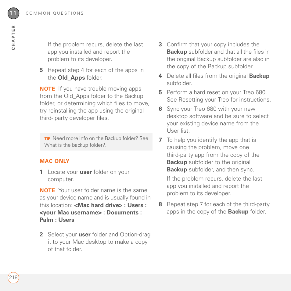 Palm 680 User Manual | Page 224 / 312