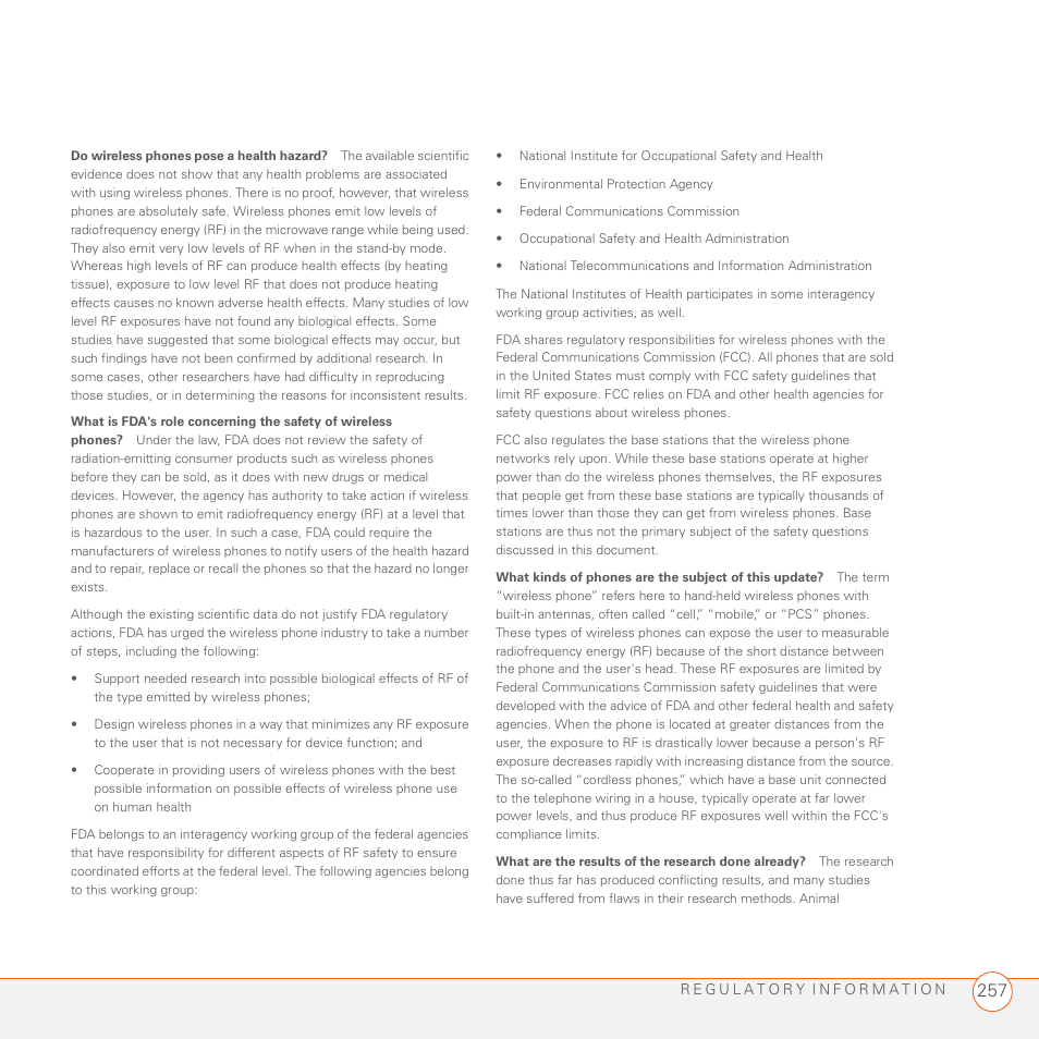 Palm 680 User Manual | Page 263 / 312