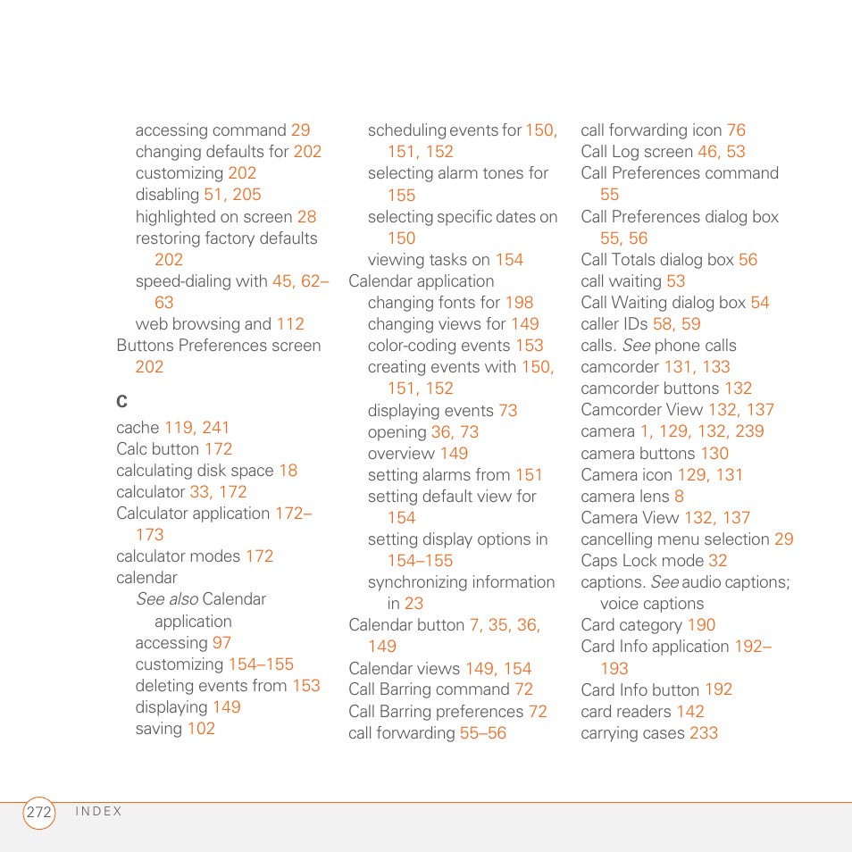 Palm 680 User Manual | Page 278 / 312