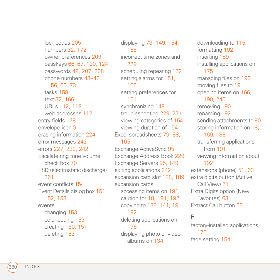 Palm 680 User Manual | Page 286 / 312