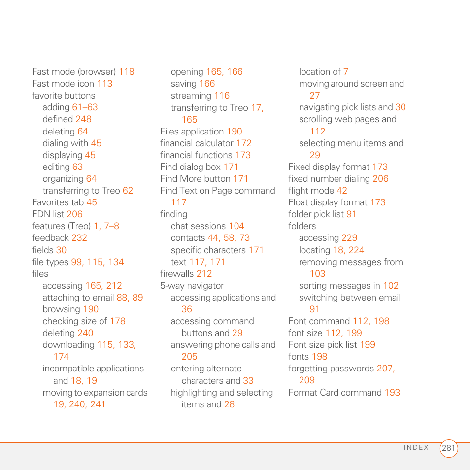 Palm 680 User Manual | Page 287 / 312