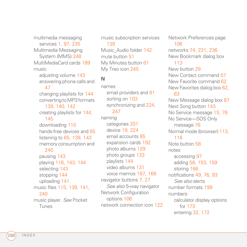 Palm 680 User Manual | Page 294 / 312