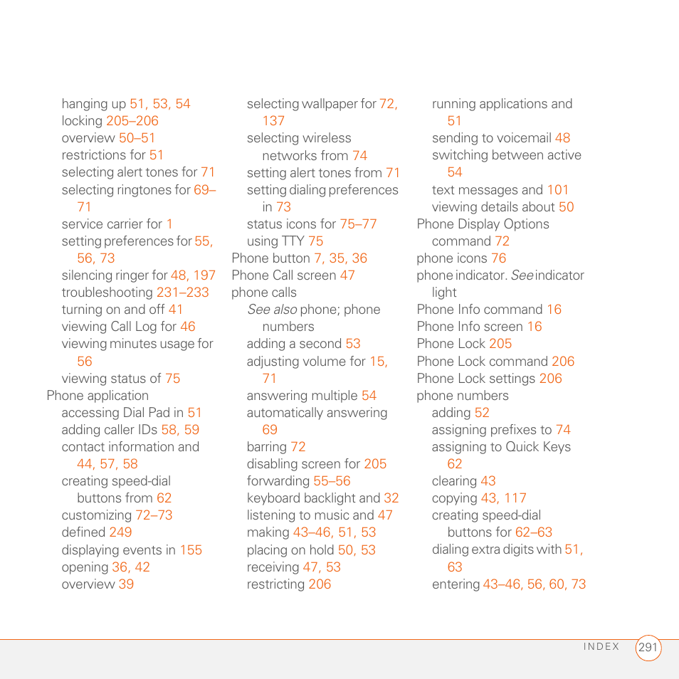 Palm 680 User Manual | Page 297 / 312