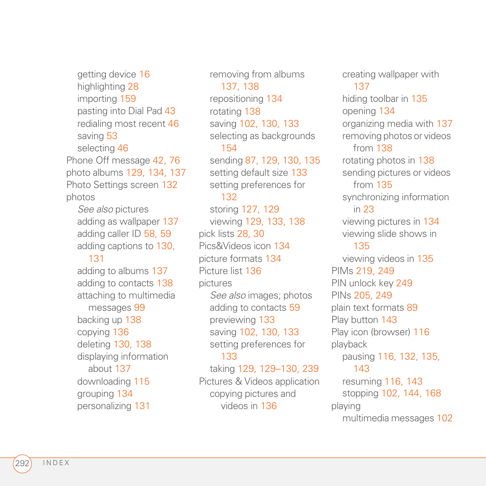 Palm 680 User Manual | Page 298 / 312